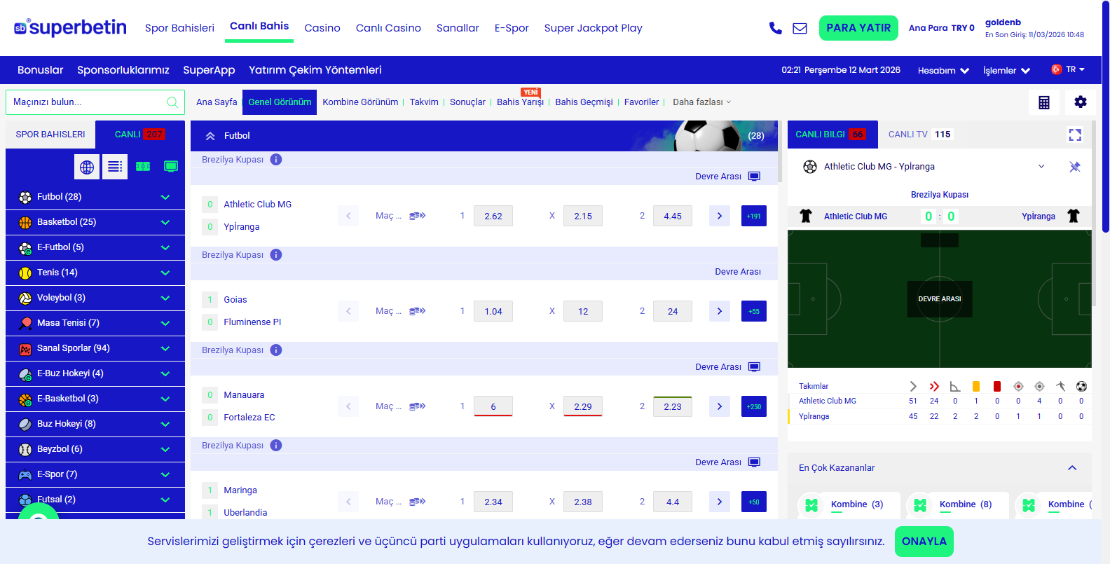 Superbetin Havale ile Yatırım ve Bonus